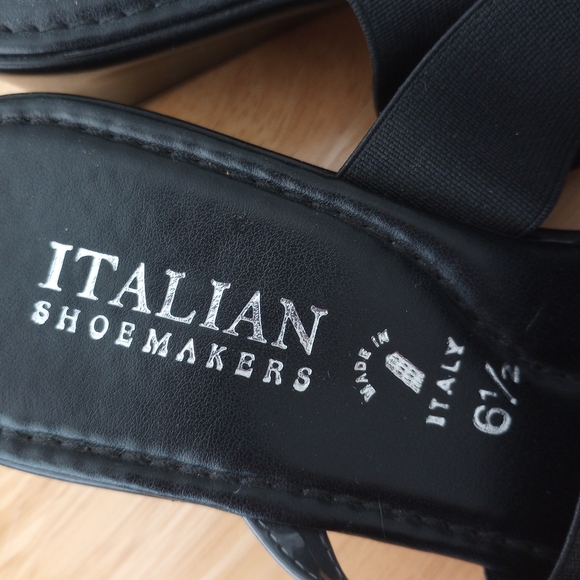 Italian Shoemakers Slip-on Heels/Sandals size 6 1/2 - Picture 2 of 7
